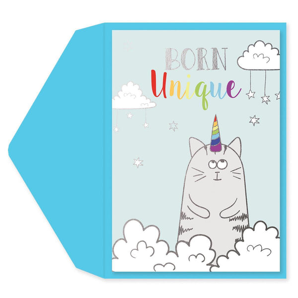 Born Unique Birthday Card