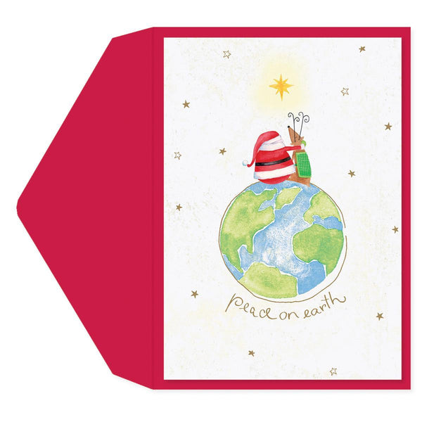 Peace on Earth Mid-Sized Holiday Greeting Card