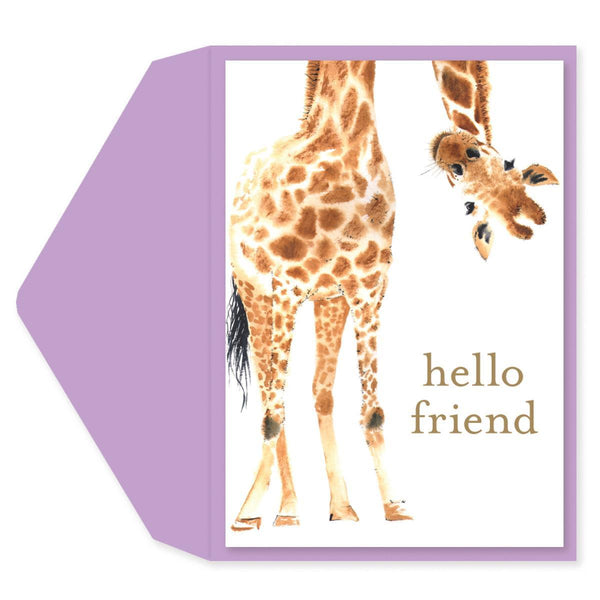Friendly Giraffe Friendship Card