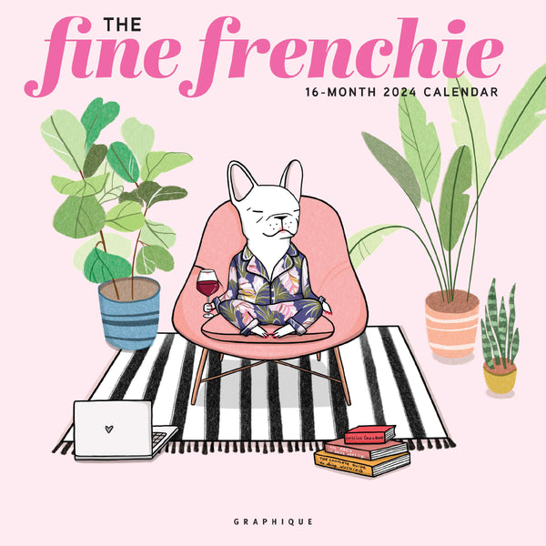 The Fine Frenchie 12 x 12 Wall Calendar