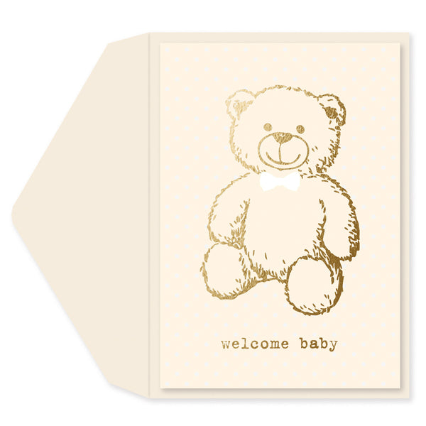 Teddy Bear Baby Card