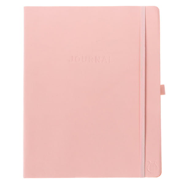 Apollo Collection Pink 8 x 10 Vegan Leather Journal