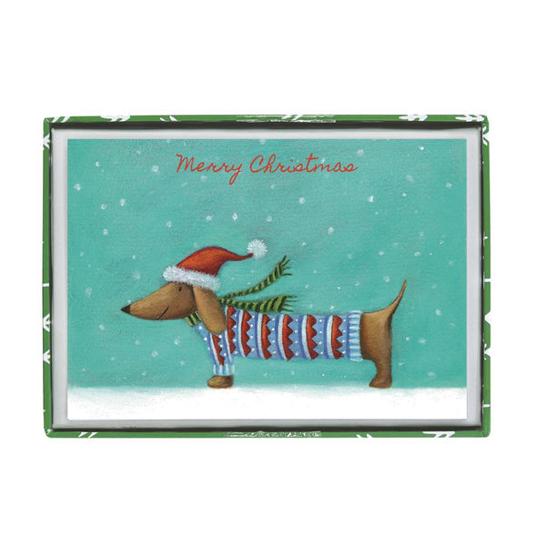 Happy Howlidays Petite Boxed Cards