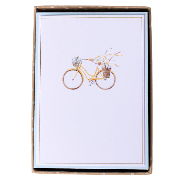 Watercolor Bike Boxed Cards