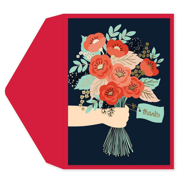 A Bouquet for You Thank You Card