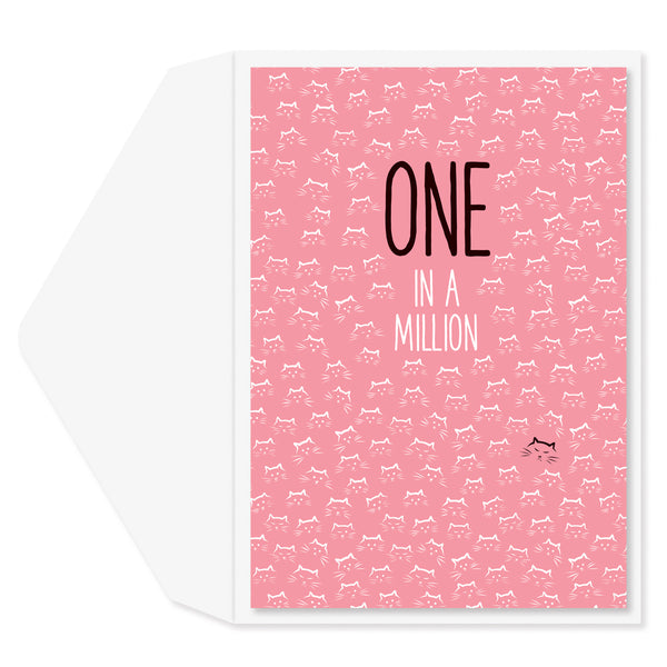 One in a Million Blank Card