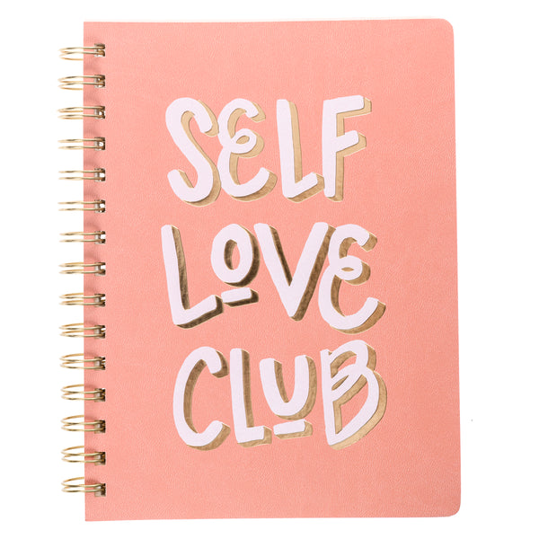 Self Love Club 6 x 8 Spiral Vegan Leather Journal