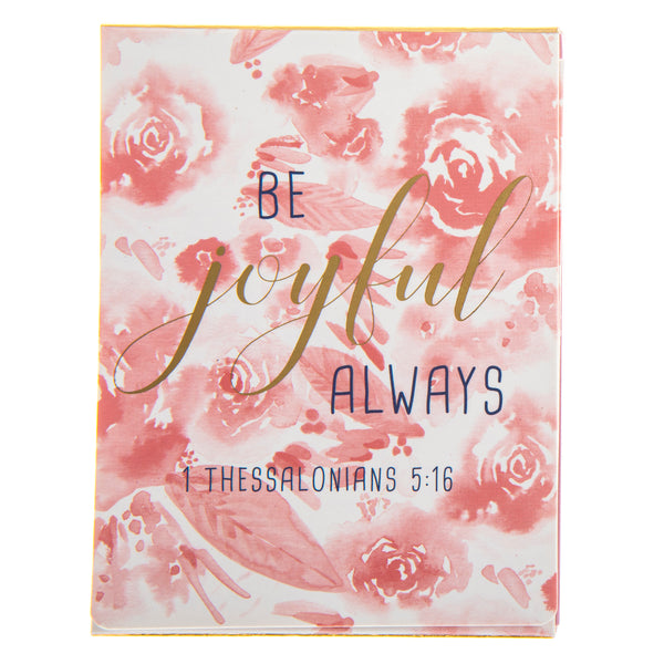 Religious Pink Floral Pocket Note