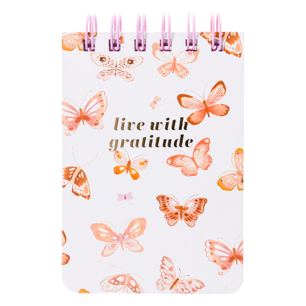 Butterfly Petite Wire-o Notepad