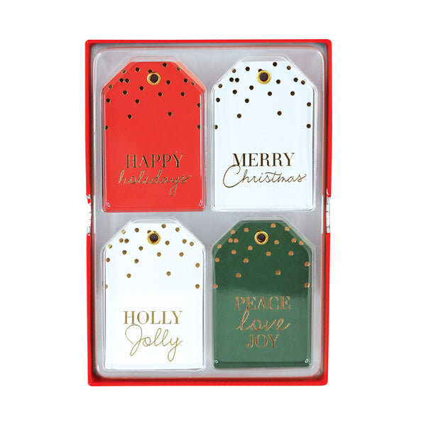 Confetti Holiday Gift Tag Set