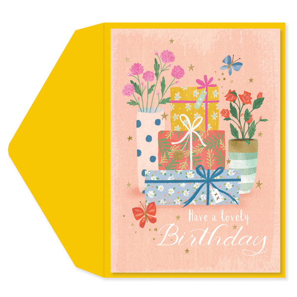 Gifts & Flowers Birthday Card