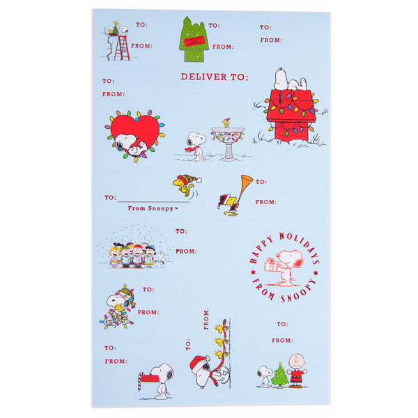 Peanuts™ Single Holiday Gift Tags – Graphique de France