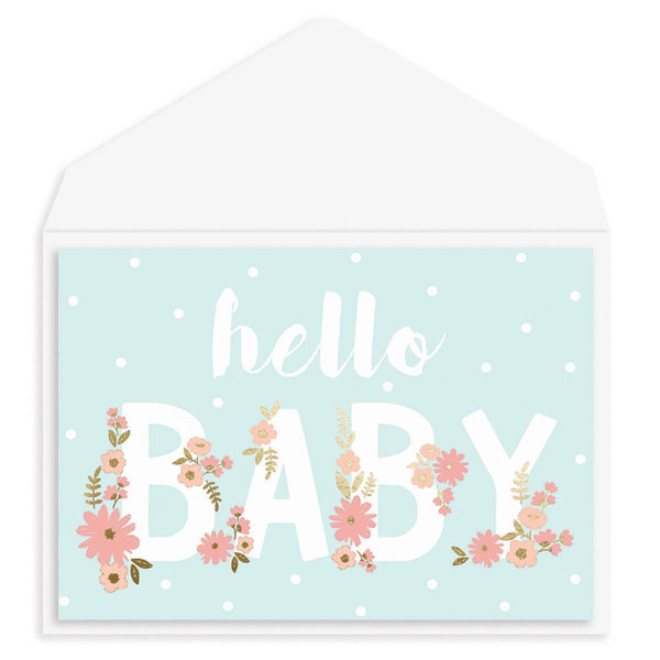 Baby Letters Baby Card