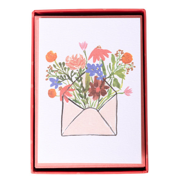 Flower Envelope Boxed Cards