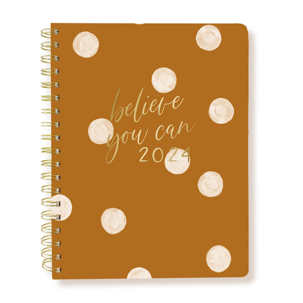 Believe you Can 8 x 10 18-Month Spiral Planner