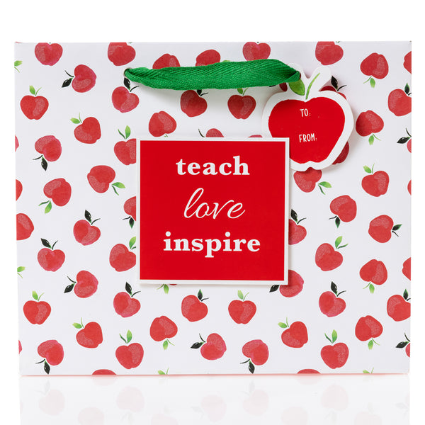 Watercolor Apples Medium Gift Bag