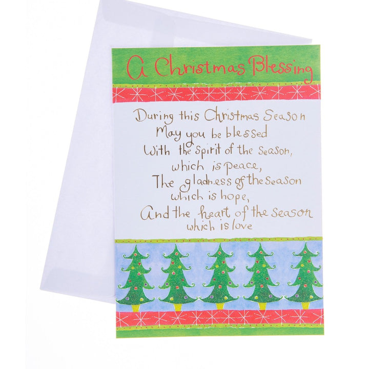 A Christmas Blessing Large Classic Holiday Boxed Card - Graphique de France