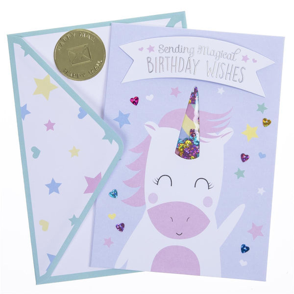 Unicorn Birthday Handmade Card