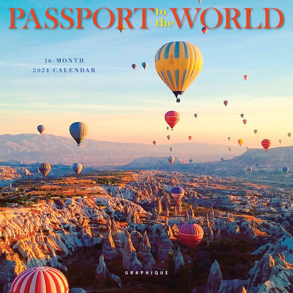 Passport to the World 7 x 7 Mini Calendar