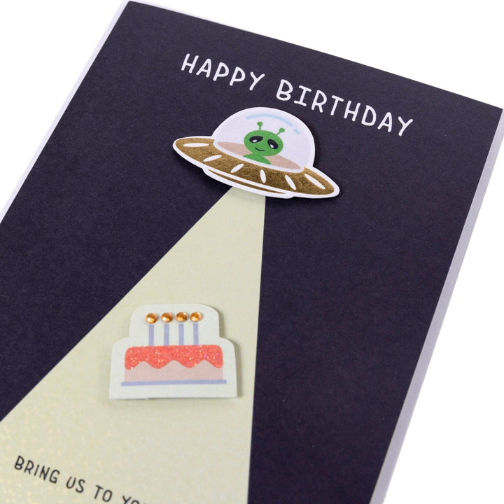 Alien Birthday Handmade Card - Graphique de France