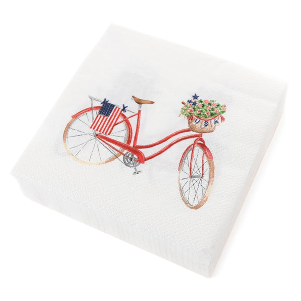 Americana Bike Cocktail Napkins - Graphique de France