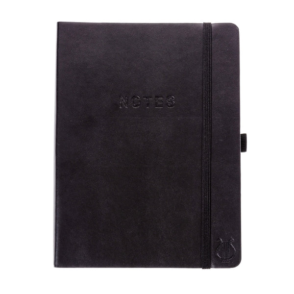 Apollo Collection Black 6 x 8 Vegan Leather Journal - Graphique de France