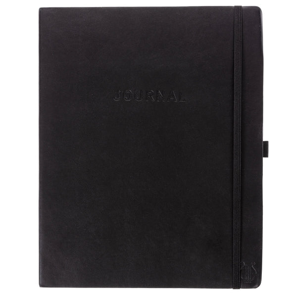 Black Apollo Journal | Vegan Leather | 8 x 10 | 192 Lined Pages