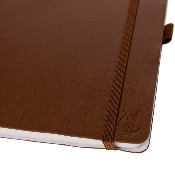 Apollo Collection Brown 6 x 8 Vegan Leather Journal - Graphique de France