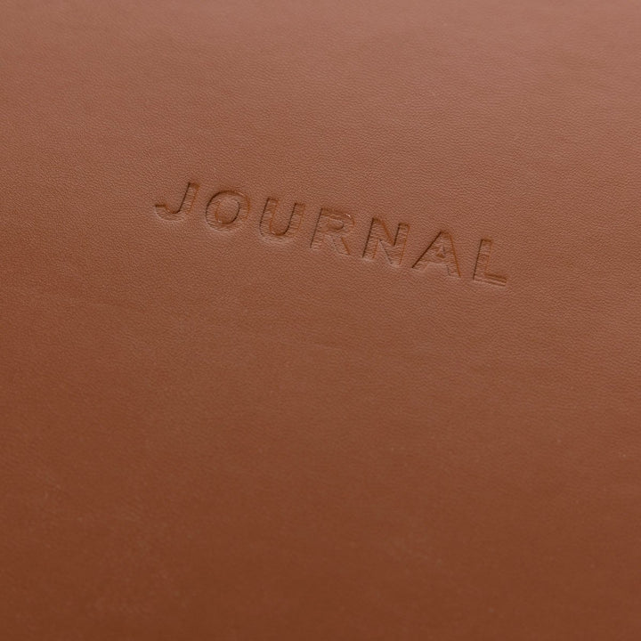 Apollo Collection Brown 8 x 10 Vegan Leather Journal - Graphique de France