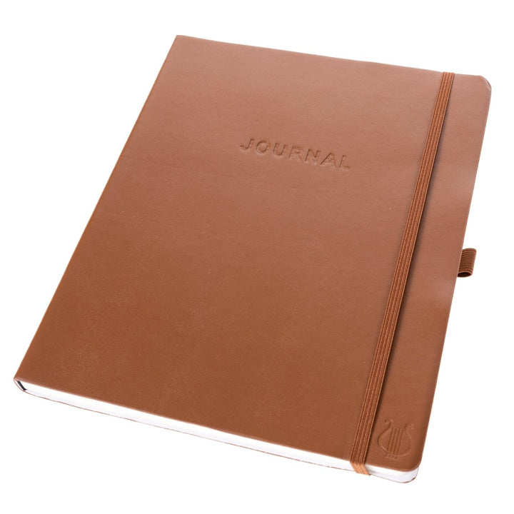 Apollo Collection Brown 8 x 10 Vegan Leather Journal - Graphique de France