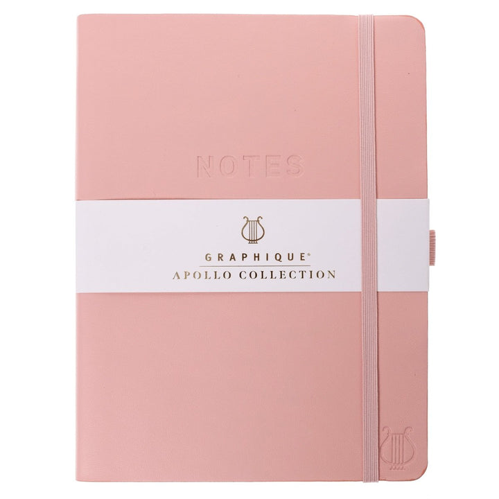 Apollo Collection Pink 6 x 8 Vegan Leather Journal - Graphique de France