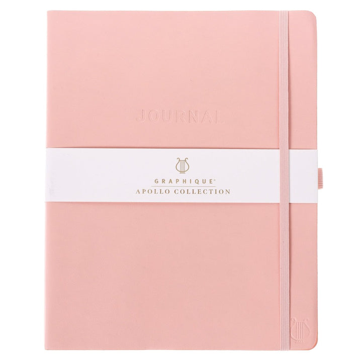 Apollo Collection Pink 8 x 10 Vegan Leather Journal - Graphique de France