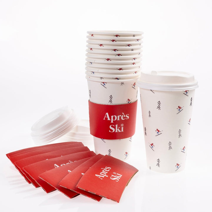 Après Ski Holiday Disposable Travel Cup - Graphique de France