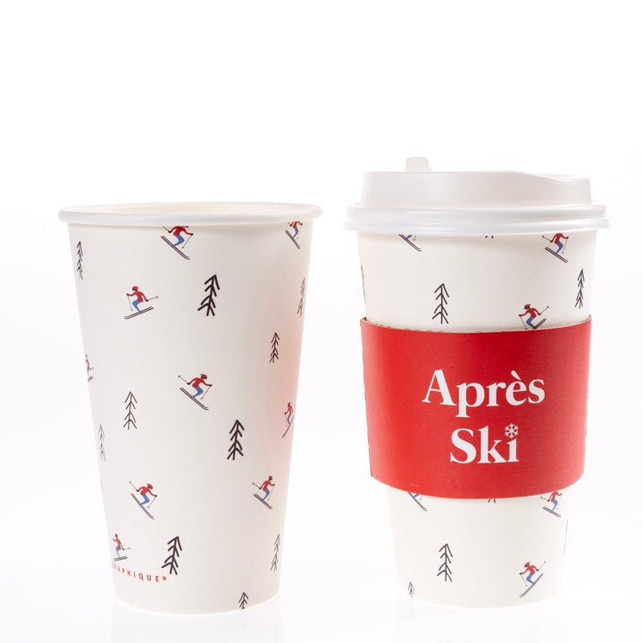 Après Ski Holiday Disposable Travel Cup - Graphique de France