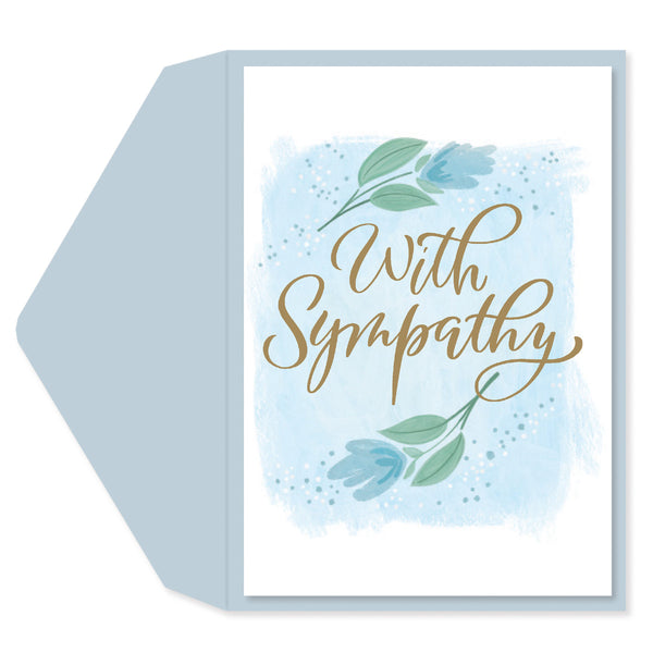 Flowers Sympathy Card