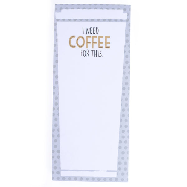 Coffee Magnetic Notepad