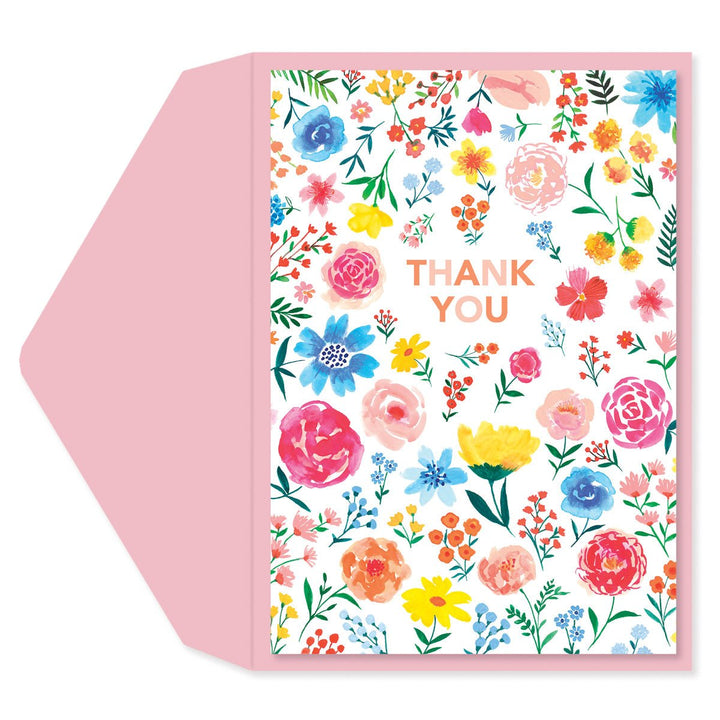 Bloom Thank You Card - Graphique de France