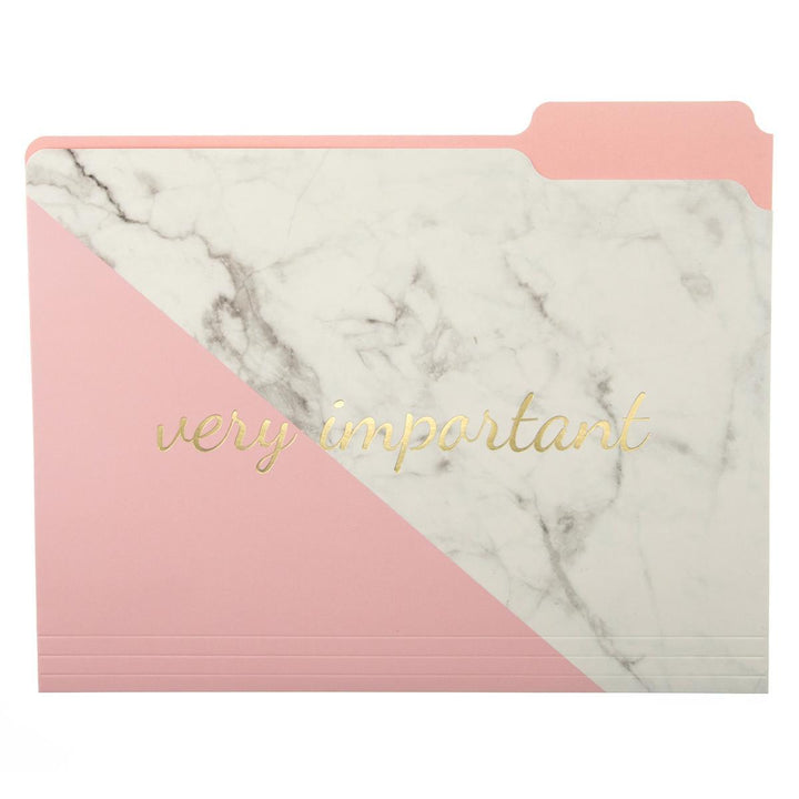 Blush Marble File Folder Set - Graphique de France