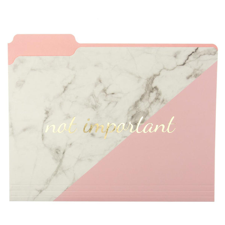 Blush Marble File Folder Set - Graphique de France