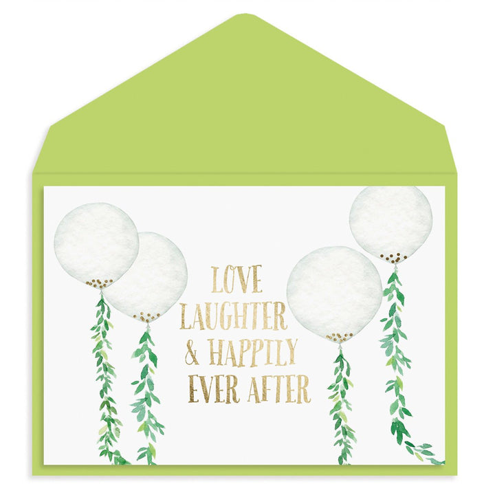 Botanical Balloons Wedding Card - Graphique de France