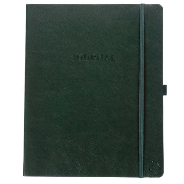 Apollo Collection Green 8 x 10 Vegan Leather Journal
