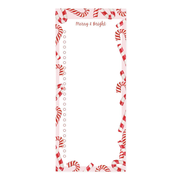 Candy Cane Holiday Magnetic Notepad - Graphique de France