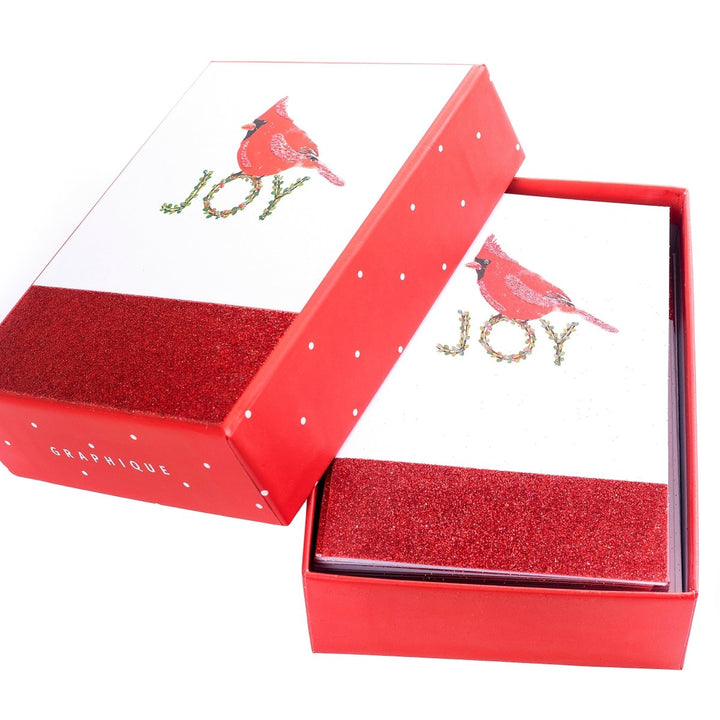Cardinal and Joy Holiday Petite Assorted Card - Graphique de France