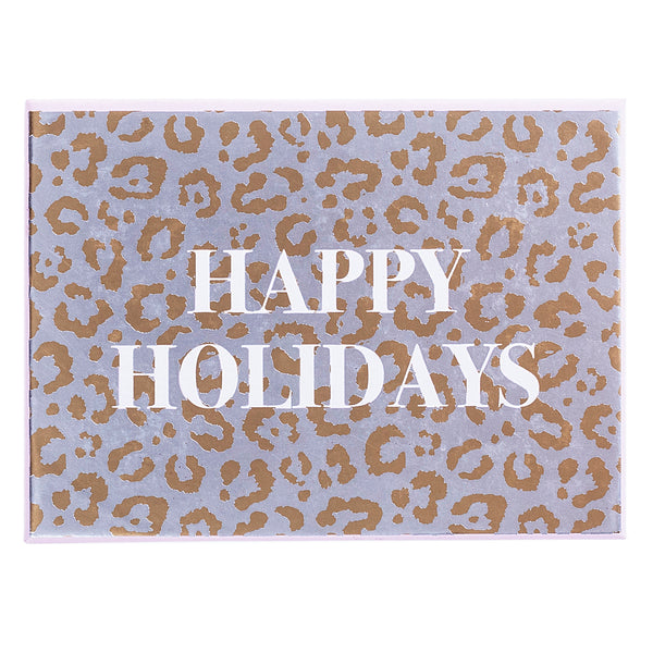 Cheetah Holiday Petite Assorted Card