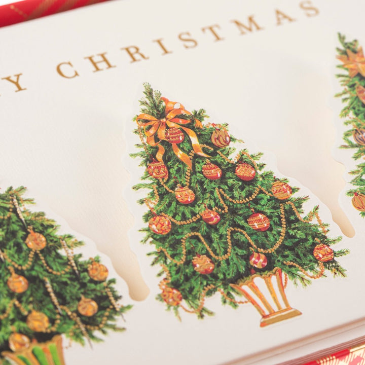 Christmas Tree Trio Large Signature Holiday Boxed Card - Graphique de France