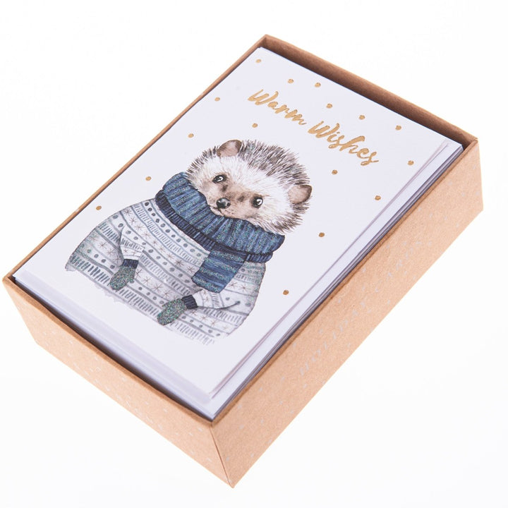 Cozy Hedgehog Petite Boxed Cards - Graphique de France