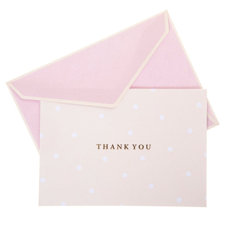 Cream Polka Dot Boxed Cards - Graphique de France