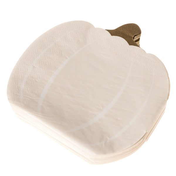 Cream Pumpkin Die - Cut Lunch Napkins - Graphique de France