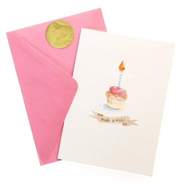 Cupcake Birthday Handmade Card - Graphique de France