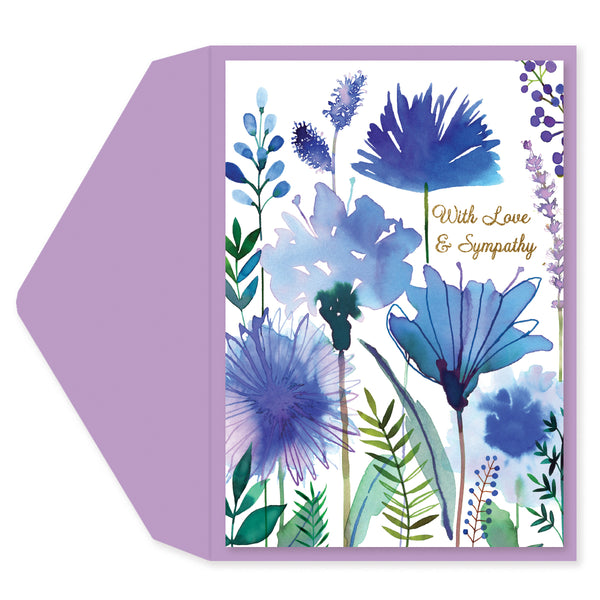Wildflowers Sympathy Card